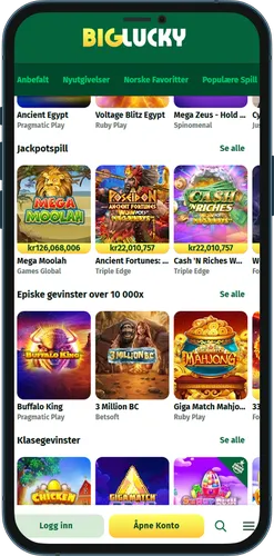 Big Lucky einloggen